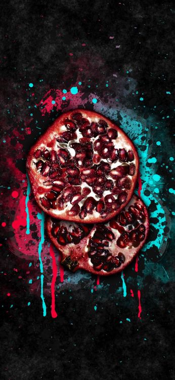 Обои арт, йальд, мужчины с цитатой, жидкий, пища в разрешении 1407x3045