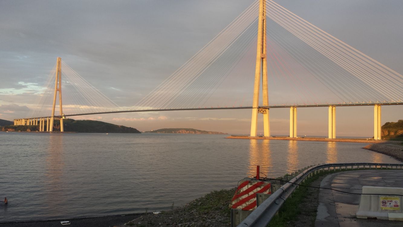 Обои вантовый мост, подвесной мост, арочный мостик, мост, балочный мост в разрешении 3264x1836