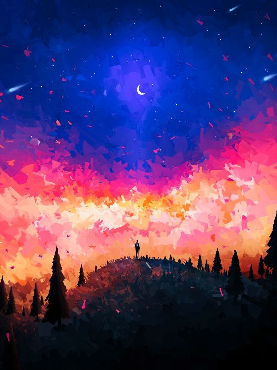 Обои не отказывайся от любви, ведомый солнцем, иллюстрация, астрономический объект, космос в разрешении 1920x2560