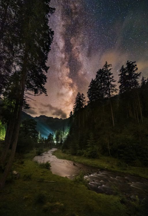 Обои Млечный Путь, Галактика, звезда, Астрономия, небесный объект в разрешении 2052x3000