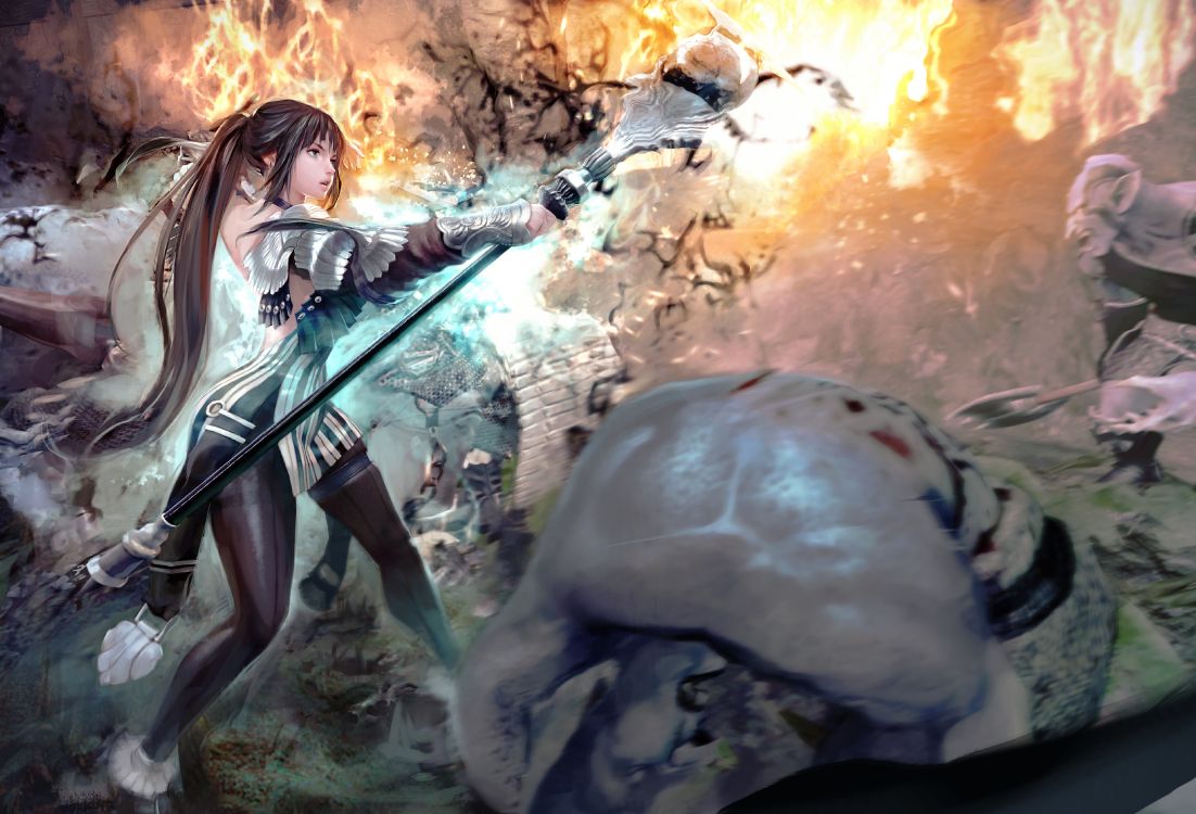 Обои мифология, аниме, вымышленный персонаж в разрешении 6082x4138